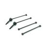 AAPIE 4Pcs Front CVD Universal Drive Shaft & Rear Dog Bone for Wltoys 144001 1/14 RC Drift Racing Car Parts Accessories (Color : Black) view 1