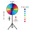 iElyiEsy Spinning Prize Wheel 24 inch with Folding Tripod Floor Stand 44- 60 Height Adjustable 14 Slots Color Spin Wheel Spinner Game with Dry Erase & Marker Pen for Trade Show view 3