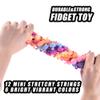 12 PCS Caterpillars Stretchy String Fidget Sensory Toys,Relaxing Toys for Kids and Adults,Relieve Anxiety Stress for Autistic Children,Goodie Bag Fillers(Worm Style) view 3