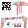 12 PCS Caterpillars Stretchy String Fidget Sensory Toys,Relaxing Toys for Kids and Adults,Relieve Anxiety Stress for Autistic Children,Goodie Bag Fillers(Worm Style) view 4