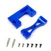 AAPIE Metal Steering Servo Fixed Mount Bracket for WPL 1/16 MN D90 99s RC Car Upgrade Parts Accessories (Color : Blue) view 1