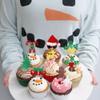 24 Pack Christmas Tree Cupcake Toppers with Star Glitter Merry Christmas Theme Cake Decorations for New Year Holiday, Baby Showers & Kids' Birthday Parties view 4