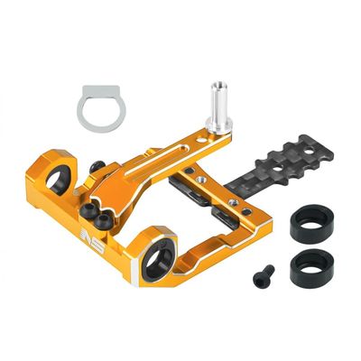 Nexxspeed 98-102mm Square Motor Mount (Gold) - Kyosho Mini-Z MR03