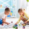 24 Packs Train Building Blocks with Valentines Gift Cards, 6 in 1 Train Building Blocks Sets for Boys Girls Goodie Bags Carnival Prizes Birthday Supplies, Classroom Exchange Prize, Valentine Party view 3