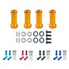 4Pcs 12mm Metal Wheel Hub Hex Adapter Long 30mm Extension Combiner Coupler for 1/10 Traxxas Slash 4X4 HQ727 RC Car Upgrades Part (Color : Sky Blue) view 2
