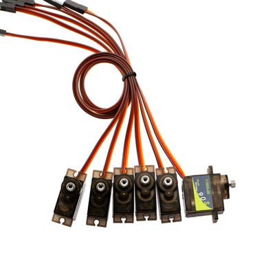 xicoolee 6pcs MG-90 Servo Micro 12g Servo Motor Metal Gear Digital Servo for RC Airplane Model Car Helicopter Robot Diving Equipment Racing Model
