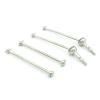 AAPIE 4Pcs Front CVD Universal Drive Shaft & Rear Dog Bone for Wltoys 144001 1/14 RC Drift Racing Car Parts Accessories (Color : Silver) view 1