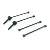 AAPIE 4Pcs Front CVD Universal Drive Shaft & Rear Dog Bone for Wltoys 144001 1/14 RC Drift Racing Car Parts Accessories (Color : Silver) view 2