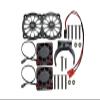 GPM Upgrades Aluminum 7075-T6 Motor Heatsink with Dual Metal Frame Cooling Fan and Adjustable Mount for 1/5 Kraton 8S BLX Monster Truck (ARA110002) (ARA5810) 1/5 X-MAXX XO-01 RC Cars (Black) view 1