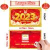 Extenuating Threads 25PCS 2023 Chinese New Year Scratch Off Fortune Cards, 2023 Year of The Rabbit Party Fortune Games, Favors for Lunar Rabbit New Year's Celebration Office Party Supplies view 2