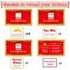 Extenuating Threads 25PCS 2023 Chinese New Year Scratch Off Fortune Cards, 2023 Year of The Rabbit Party Fortune Games, Favors for Lunar Rabbit New Year's Celebration Office Party Supplies view 3