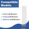 Plplaaoo 20PCS 2.4G Receiver Antenna for FrSky, IPEX Interface 2.4GHz Receiver Antenna 15cm Replacement for RC Aircraft & Drones,IPEX Port Compatible with Futaba & Spektrum view 4