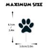 18pcs Black Glitter Dog Paw Dessert Cupcake Topper Dog Pet Adoption Theme Decor Supplies Baby Shower Boys Girls Happy Birthday Party Decorations view 4