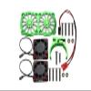 GPM Upgrades Aluminum 7075-T6 Motor Heatsink with Dual Metal Frame Cooling Fan and Adjustable Mount for 1/5 Kraton 8S BLX Monster Truck (ARA110002) (ARA5810) 1/5 X-MAXX XO-01 RC Cars (Green) view 1