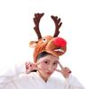 Christmas Reindeer Hat Elk Antlers Headband Costume Hair Hoop Headwear Accessories for Christmas Halloween Party Dress Up Home Cosplay Party Performance Costume Accessories Festival Gift Decorations view 1