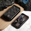 Acient Silver Bloodstained Metal Dice Set DND, DNDND 7PCS Metallic Halloween Die with Metal Case for Dungeons and Dragons Tabletop Games view 2