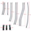 RCLIONS Stainless Steel Link Rod Linkage 313mm Wheelbase for TRX4 1/10 Crawler Car Upgrade Parts view 2