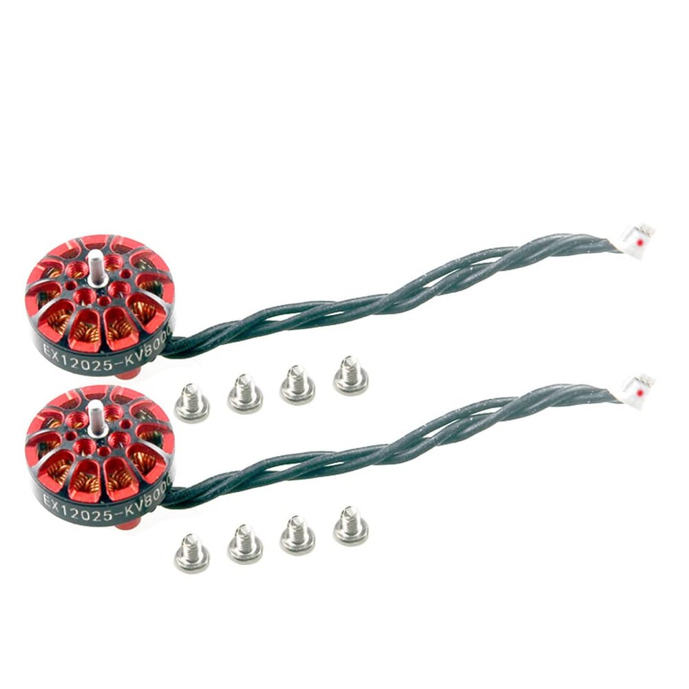 HAPPYMODEL EX1202.5 8000KV CW CCW Brushless Motor Compatible with CINE8 Drone 2-3S Toothpick Crux3 RC Quadcopter (2 CW)