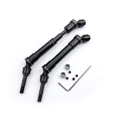 New CVD Steel Front & Rear Drive Shaft Assembly Heavy Duty for Traxxas 1/10 Slash 4x4 SLA017 SLA018 RC Parts (Color : Front Siamese)