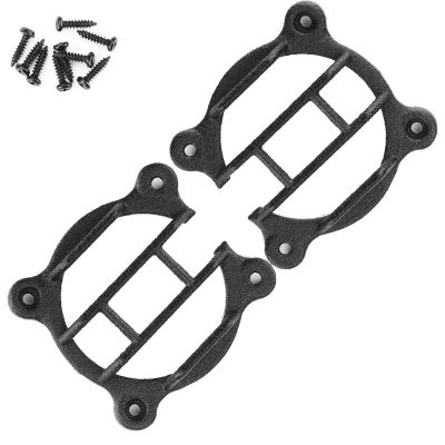 2X Front Headlight Lamp Cover W/Screws for Traxxas TRX-4 2021 for Ford for Bronco 1/10 RC