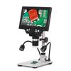 BAHCCE Lab Microscope Slides 8.5 Inch Digital Microscope LCD Display 5X-1200X 1280 * 800 Adjustable 1080P Ranges Tool Microscope Microscope Parts (Color : No Battery) view 1