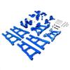Lifehead Aluminum Alloy Parts Kit Compatible for Traxxas Slash 4X4 1/10 4WD Short Course Truck .Suspension arm Steering Blocks Short axis Carrier Shock Absorber Bracket Steering Bell Cover Assembly view 1