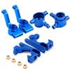 Lifehead Aluminum Alloy Parts Kit Compatible for Traxxas Slash 4X4 1/10 4WD Short Course Truck .Suspension arm Steering Blocks Short axis Carrier Shock Absorber Bracket Steering Bell Cover Assembly view 3