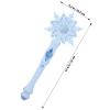Toddmomy Light Up Snowflake Glow Wand Snowflake Wand Princess Light up with Sound for Kids Girls Princess Birthday Party Costume Accessories Toy view 4