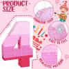 Sratte Number Piata Pink Piata Birthday Decorations Gradient with Stick Blindfold Confetti for Girls Boys Birthday Anniversary Party Decorations Supplies(Number 4) view 3