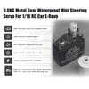 AGFRC 6KG Waterproof Mini RC-Steering-Servo-Motor - 0.085Sec High Speed HV Titanium Gear Coreless Digital Servo for 1/16 RC Car Boat Crawler (B24CLM) view 3