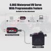 AGFRC 6KG Waterproof Mini RC-Steering-Servo-Motor - 0.085Sec High Speed HV Titanium Gear Coreless Digital Servo for 1/16 RC Car Boat Crawler (B24CLM) view 4