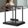 LIZEALUCKY Newton's Cradle Balance Ball Personalized Black Pendulum Swinging Balls Physics Science Desk Decorations for Physics Teacher Office view 3