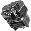 ShareGoo Aluminum Complete Transmission Gearbox w/Transmission Gear Upgrade Part Compatible with Axial SCX24 Deadbolt C10 JLU Gladiator Bronco 1/24 RC Crawler Car (Black) view 4