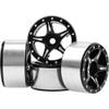 ShareGoo 4Pcs 1.0 Beadlock Wheel Rims 7mm Hex Wheel Hubs Compatible with Axial SCX24 Gladiator Deadbolt Bronco C10 JLU 1/24 RC Crawler Upgrade Parts view 3