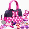 Kaodezhu Pretend Play Purse for Little Girls-Toddler Purse Set Pretend Play Makeup Toys for 3 4 5 6 Year Old Kids,Toddler Purse with Accessories,Toy Purse Perfect for Girls Birthday Gifts (MNLSBB 2A) view 1