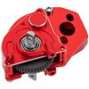 ShareGoo Aluminum Complete Transmission Gearbox w/Transmission Gear Upgrade Part Compatible with Axial SCX24 Deadbolt C10 JLU Gladiator Bronco 1/24 RC Crawler Car (Red) view 3