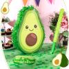 Sratte Avocado Piata Decorations - 16 x 11 x 3 Inch Fruit Avocado Piata with Stick for Gender Reveal, Baby Shower, Birthday Party, Fruit Theme Party Game Activity view 3