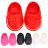 jojofuny Miniature Doll Shoes 4 Pairs for 6-8 Inch Dolls 17Cm Baby Doll Accessories Flat Shoes for Girls Bjd Princess Closet view 1