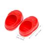 jojofuny Miniature Doll Shoes 4 Pairs for 6-8 Inch Dolls 17Cm Baby Doll Accessories Flat Shoes for Girls Bjd Princess Closet view 2