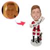 mydedor Custom Bobbleheads Figures Customized Doll, Best Boss in Black Suit Handmade Personalized Sculpture Gift for Man Boyfriend Husband Office Coworker view 2
