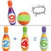 Coloch Kids Bowling Set, Indoor Bowling Game for Kids Educational Toy Game Soft Colorful 10 Foam Pin and 2 Balls Play Game Printed with Numbers for Baby Age 3+, Boys and Girls, Birthday Gift view 3