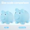 GADIEDIE Extra Large Piggy Bank,Coin Bank for Boys and Girls,Unbreakable Plastic Money Bank,Cute Pig Money Box,Practical Gifts for Birthday, Festival, Baby Shower view 4