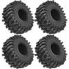 4PCS HIRCQOO 118 * 45mm 1.9" Rubber Tire RC Crawler Mud Tyres Tires Compatible with Axial SCX10 90046 Traxxas TRX4 Redcat Gen7 RBX10 1/10 RC Crawler Car view 1