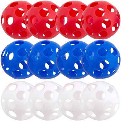 Fun Express Patriotic Plastic Baseballs - 12 Pieces