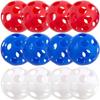 Fun Express Patriotic Plastic Baseballs - 12 Pieces view 1
