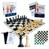 MegaChess Staunton Quadruple Weighted Chess Set - 4.1" Kings, 2 Boards, 34 Pieces, 4 lbs, Ages 8+ view 1