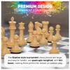 MegaChess Staunton Quadruple Weighted Chess Set - 4.1" Kings, 2 Boards, 34 Pieces, 4 lbs, Ages 8+ view 4