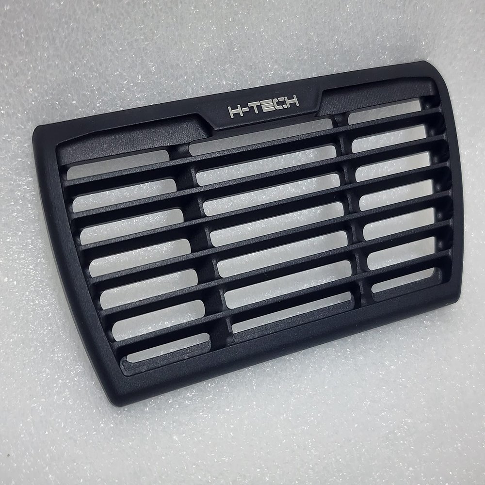 H-TECH RC 1/10 CNC Aluminum Metal Grill for Traxxas TRX6 Flatbed Hauler Accessories (Black)