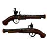 Assassin's Foam Cosplay Flintlock Pistol 2 Pcs Set 1:1 Scale Halloween Costume (Wood Color 2 Pcs Set) view 4