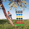 Altatac 18 Ninja Tree Climbing Holds, Rock Climbing Holds with 6 Black Ratchet Straps for Training for Kids view 4